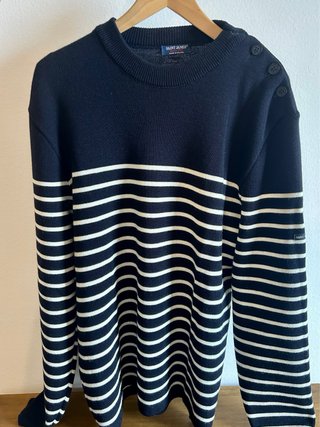 Jersey marinero Saint James rayas azul marino