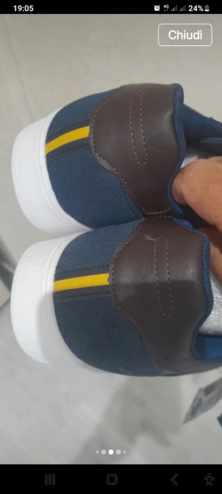 Sneakers Carrera Blu/Marrone Taglia 45