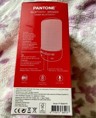 Pantone speaker Bluetooth