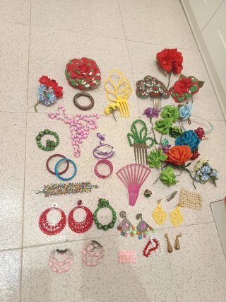 Pack Accesorios Flamenca Flores y Peinetas