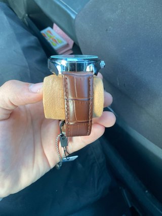 Reloj Hombre Frederic Cuero Marrón