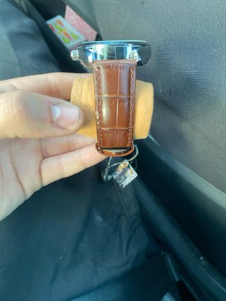 Reloj Hombre Frederic Cuero Marrón