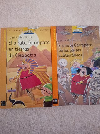 LOTE 9 LIBROS DE 3 PERSONAJES SERIE NARANJA