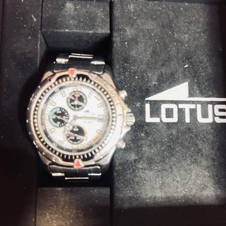 Reloj Lotus Cronógrafo Plata/Blanco