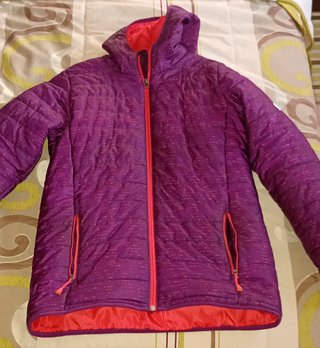 Chaqueta Morada y Roja con Cremallera Mckinley