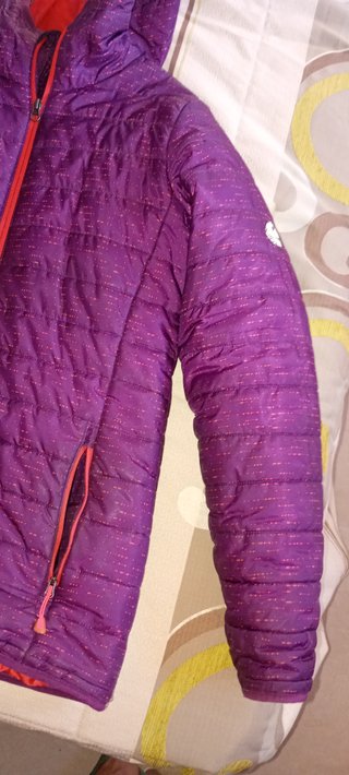 Chaqueta Morada y Roja con Cremallera Mckinley
