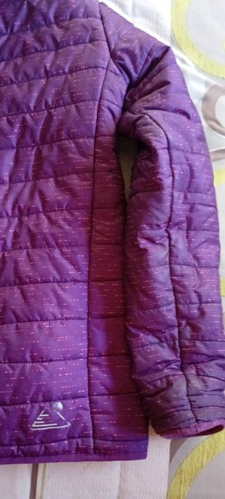Chaqueta Morada y Roja con Cremallera Mckinley