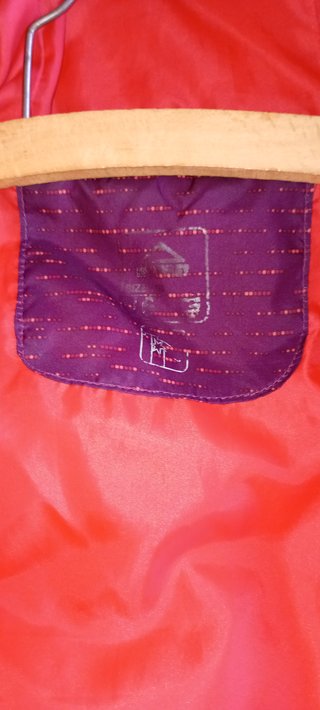 Chaqueta Morada y Roja con Cremallera Mckinley