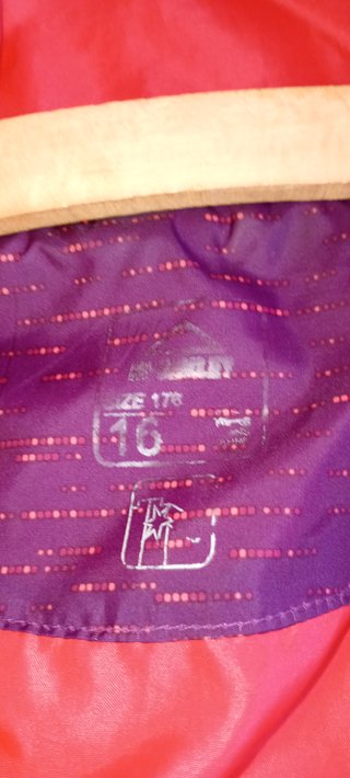Chaqueta Morada y Roja con Cremallera Mckinley