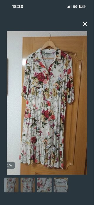Vestido Zara floral