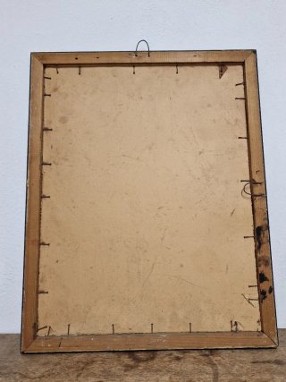 Oleografia Sant'Antonio da Padova con Bambino Gesù