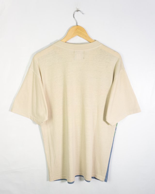 Camiseta Náutica Multicolor Vintage 90s Baltic Tamanho L