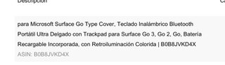 Microsoft Surface Go 2 - Nero
