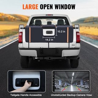 Almohadilla para Tailgate de Bicicleta, Almohadilla para Tailgate de 62" para Transportar 6 Bicicletas de Montaña, Almohadilla de Protección para Tailgate con Ranuras Mejoradas, Tiras Reflectantes...
