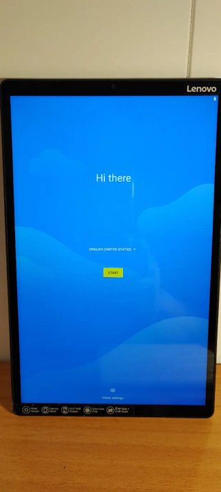 Tablet Lenovo Negra