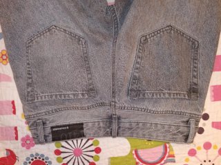 Pantalón vaquero Stradivarius gris T.34