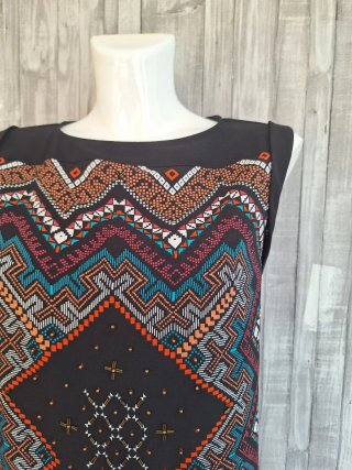 Vestido diseño étnico Promod