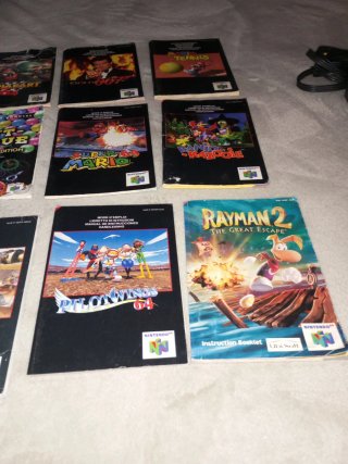 Manuales 10€ cara uno  Nintendo 64