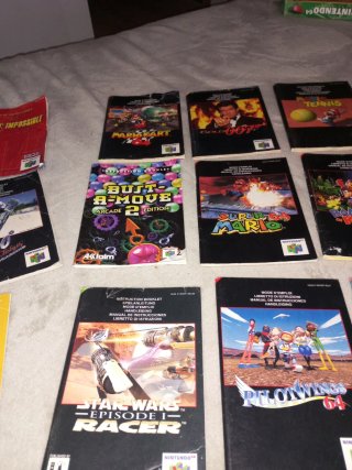 Manuales 10€ cara uno  Nintendo 64