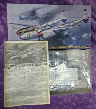 Maqueta P-38J/L Lightning 1/48 Hasegawa