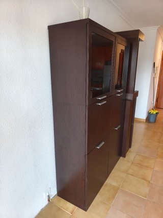 Muebles de salón oscuros