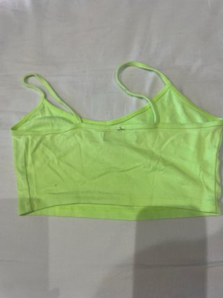 Top Bershka verde XS