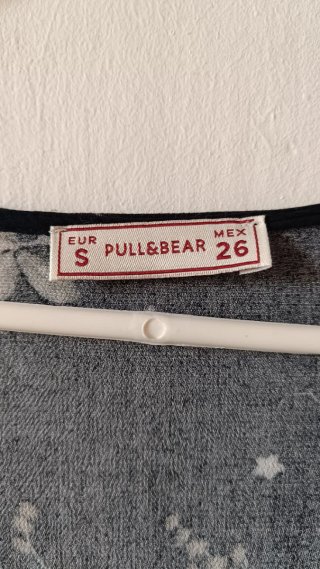 Blusa Crop Top Flores Pull&Bear XS