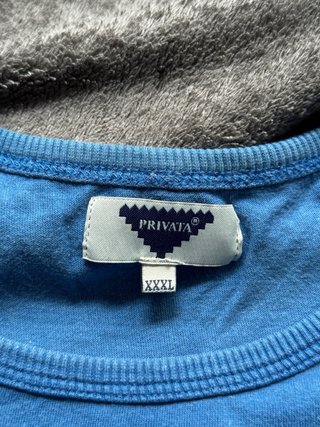 Camiseta Privata gráfica animal vintage azul