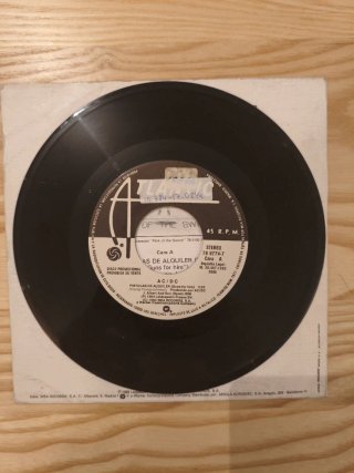 AC/DC PISTOLAS DE ALQUILER SINGLE 7" VINILO PROMO
