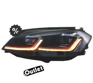 EV FAROS VOLKSWAGEN VW GOLF 7.5 17-19 FULL LED DINAMICOS LOO