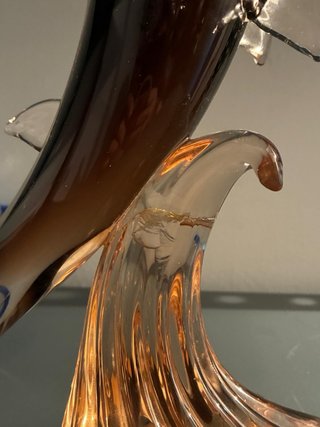 Dos figuras de cristal