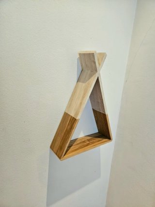 2 Estanterías Triangulares Infantiles Madera