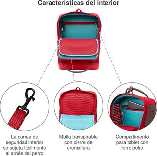 Mochila Transportín de Perro pequeño Kurgo Nomad