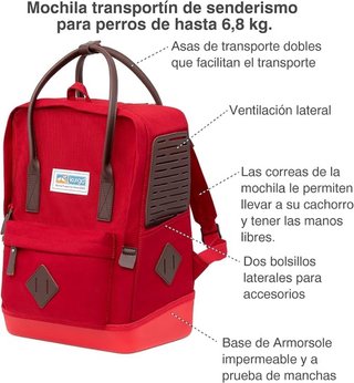 Mochila Transportín de Perro pequeño Kurgo Nomad