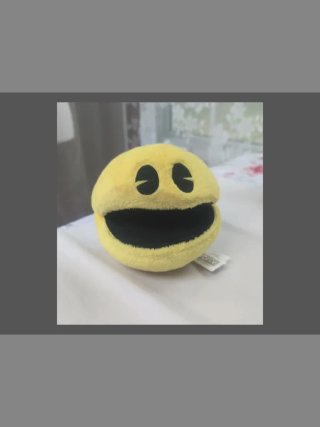 Peluche Pac-Man Amarillo