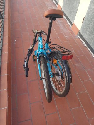 Bicicleta plegable Moma azul