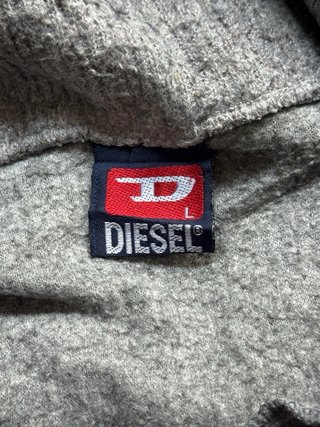 Sudadera Diesel Fleece Media Cremallera Vintage
