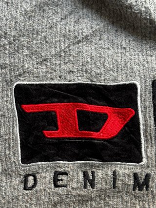 Sudadera Diesel Fleece Media Cremallera Vintage