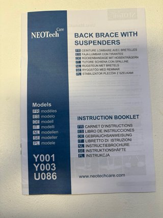 Faja Lumbar Neotech Care XL