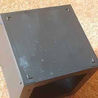 Lote Cajas CD Apilables Plástico Negro