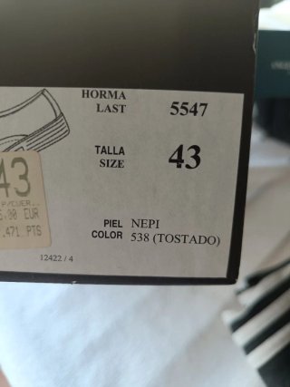 Zapatos de vestir Ángel Infantes Marrones Talla 43