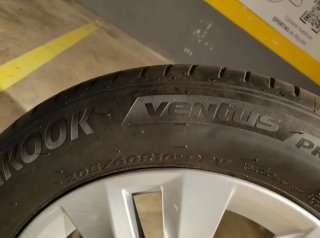 Llanta SKODA y Neumático HANKOOK 205/60R16