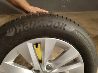 Llanta SKODA y Neumático HANKOOK 205/60R16