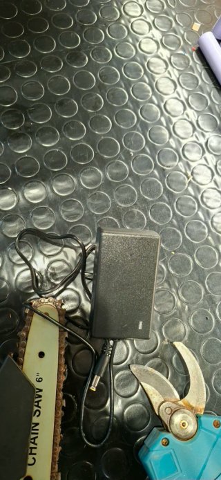Mini motosega e forbici a batteria