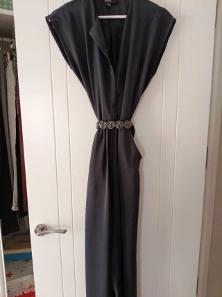 Mono Mango Negro Talla M