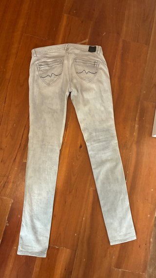 Pepe Jeans Pantalón Gris Mujer