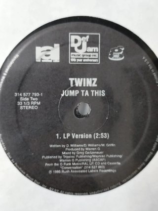 Vinilo G-Funk Twinz - Jump Ta This/Eastside LB 12"