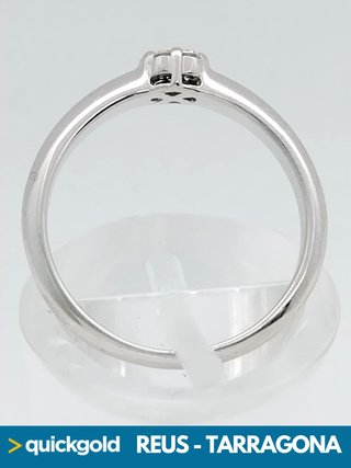 040-01-00656 ANILLO ORO BLANCO 18K TIPO TOUS T9