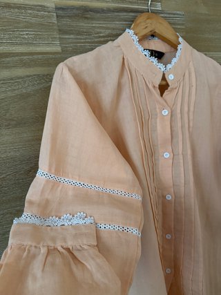 Blusa melocotón elegante talla S nueva