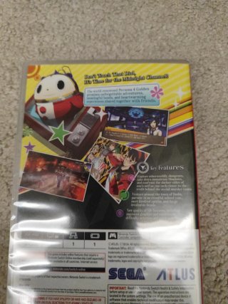 Persona 4 Golden Nintendo Switch
